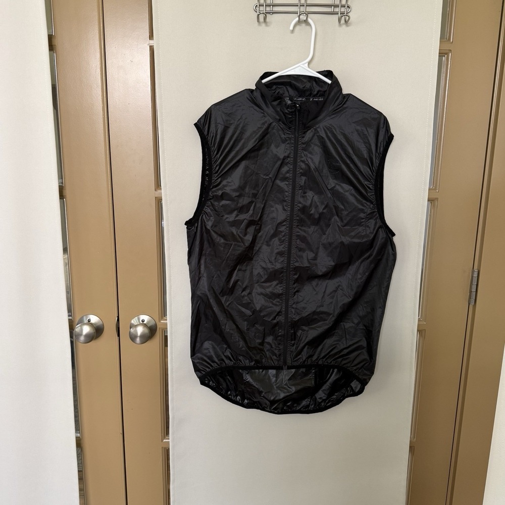 Cannondale Men's XL Black Lightweight Packable Cycling Full Zip Up Vest